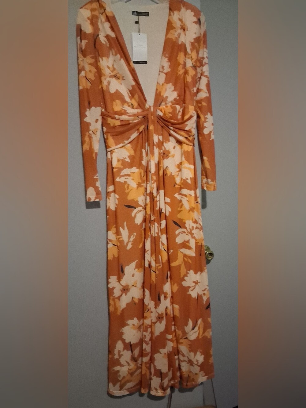 Floral Maxi Dress with Slit
